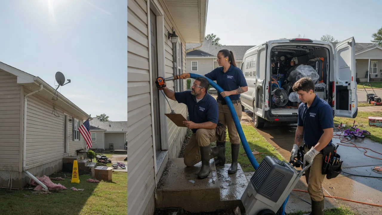 Ceiling Water Damage Restoration in Farwell, MI near me